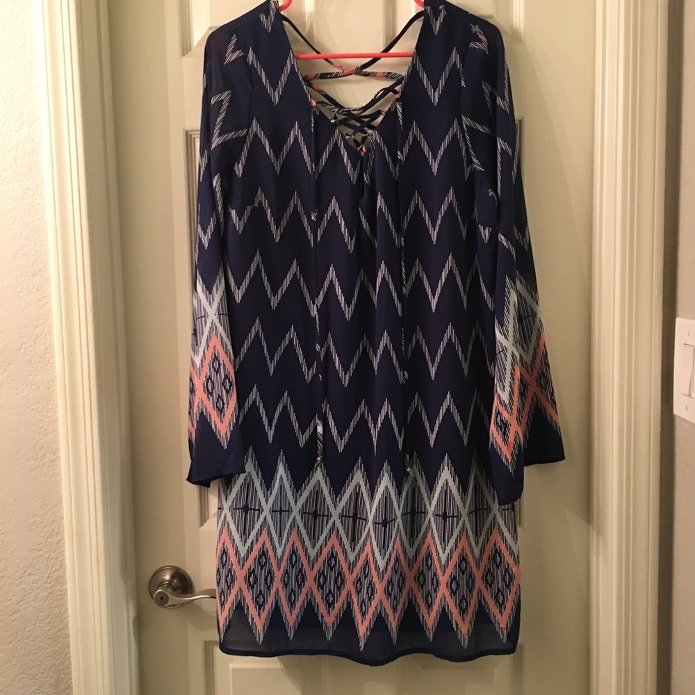 Target - Xhileration Lace Up Dress, Size XXL